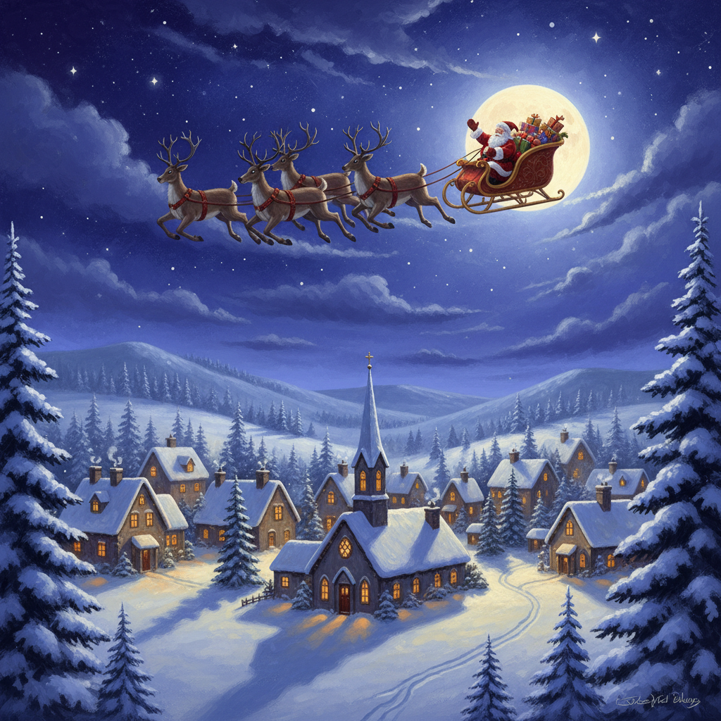 Over the Rooftops — Christmas Eve
