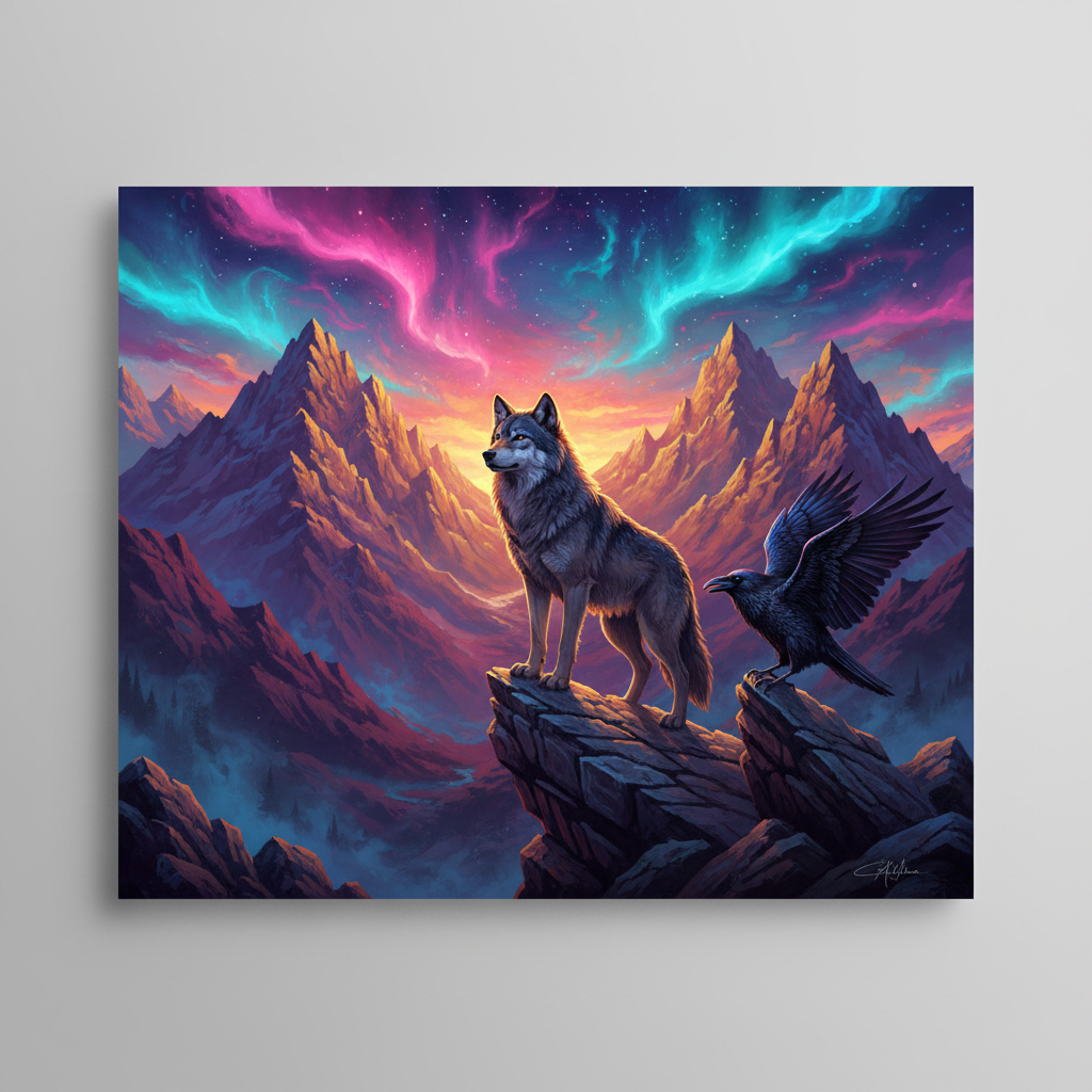 Wolf & Raven — Mountain Spirit